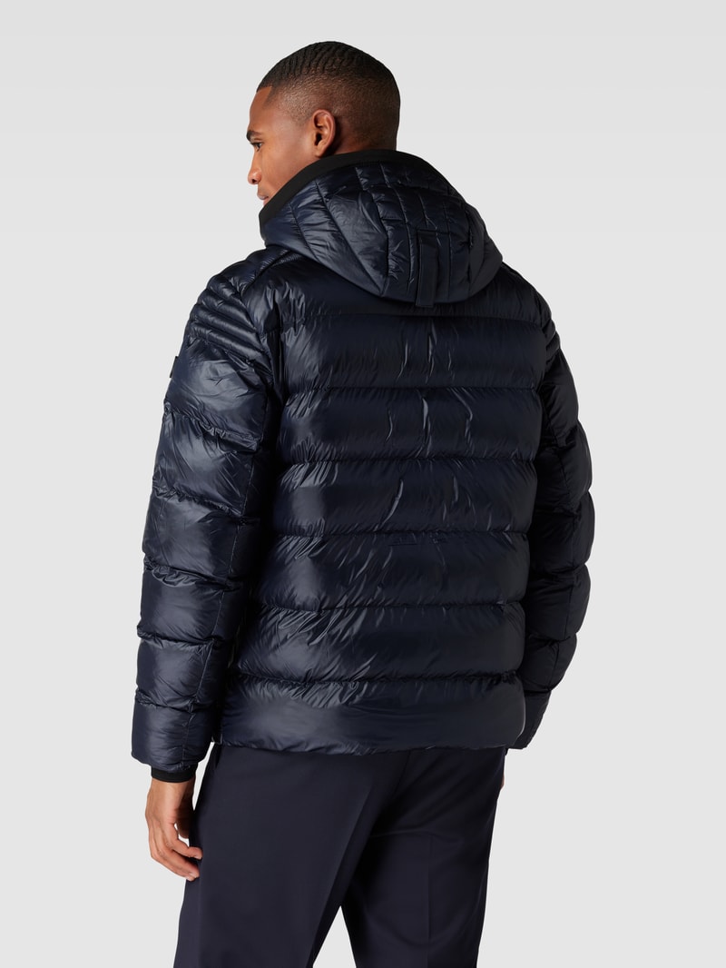 Funktionsjacke mit Steppnähten Modell 'BLACKJACK' in marineblau