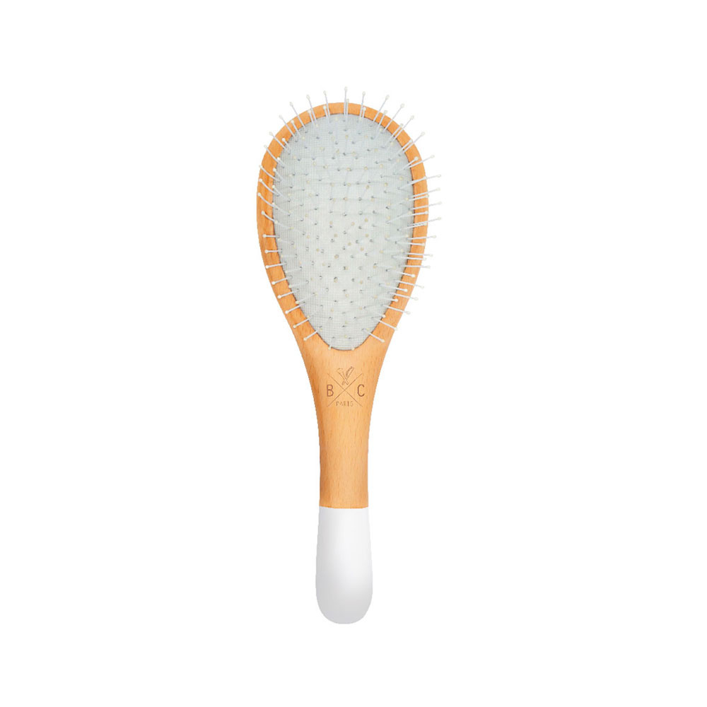 Bachca Brosse en bois démêlante petit format Brosse à cheveux