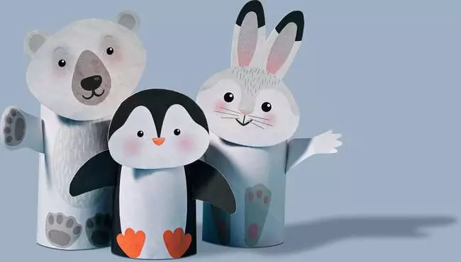 Wintertime - Bastelset für Kinder ab 6 Jahren