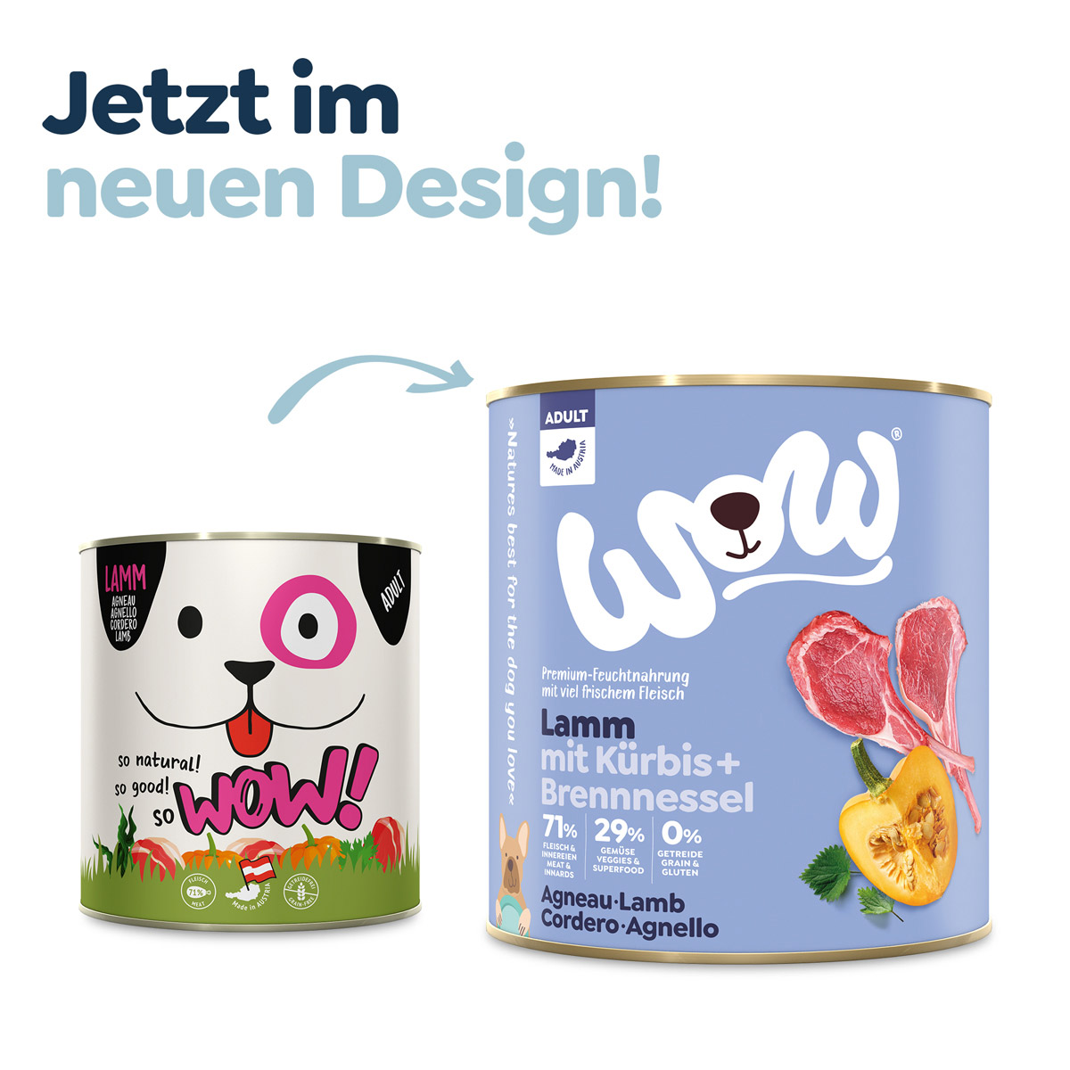 WOW Adult Lamm mit Kürbis und Brennnessel kaufen bei ZooRoyal