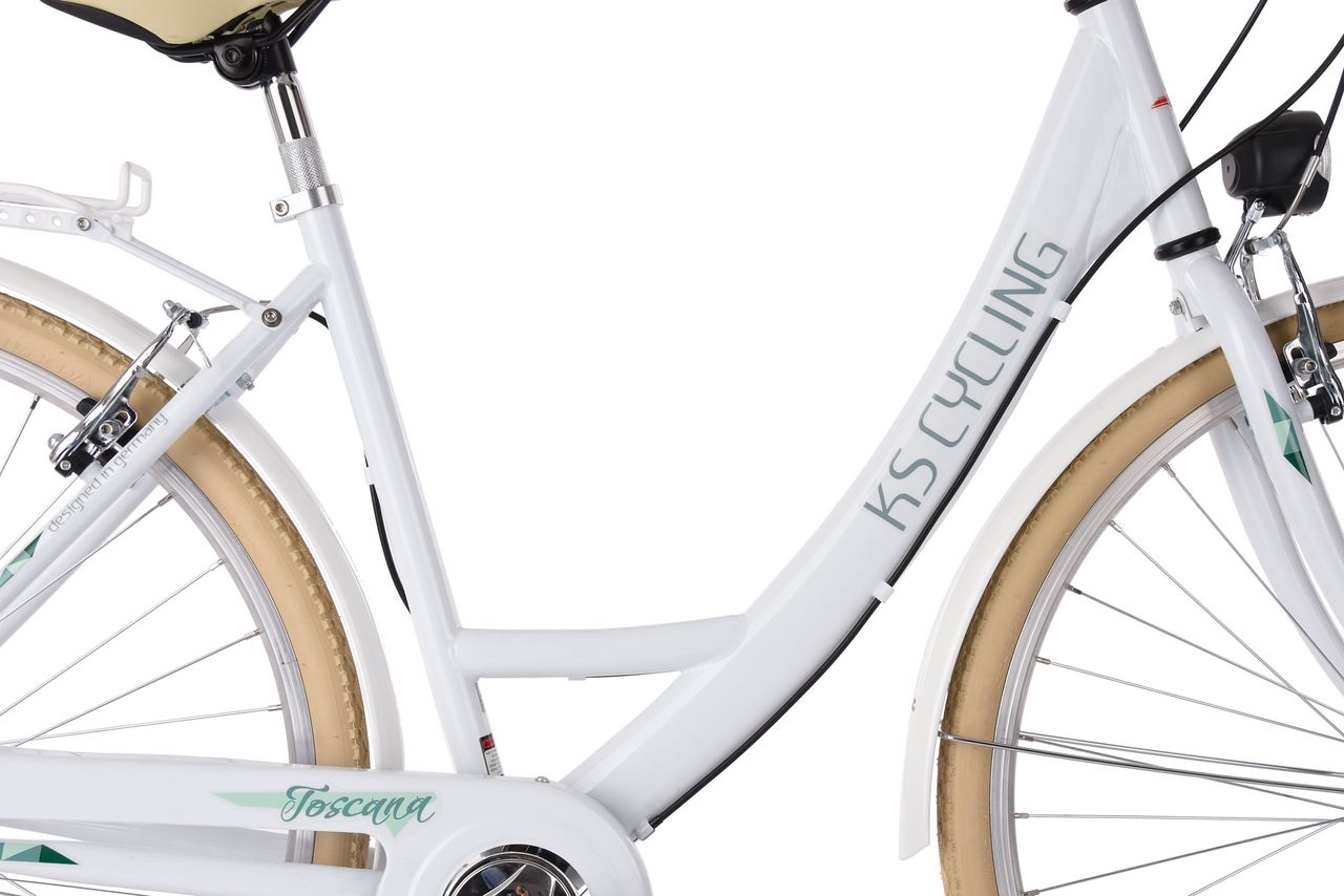KS Cycling Damenfahrrad 26'' Toscana weiß