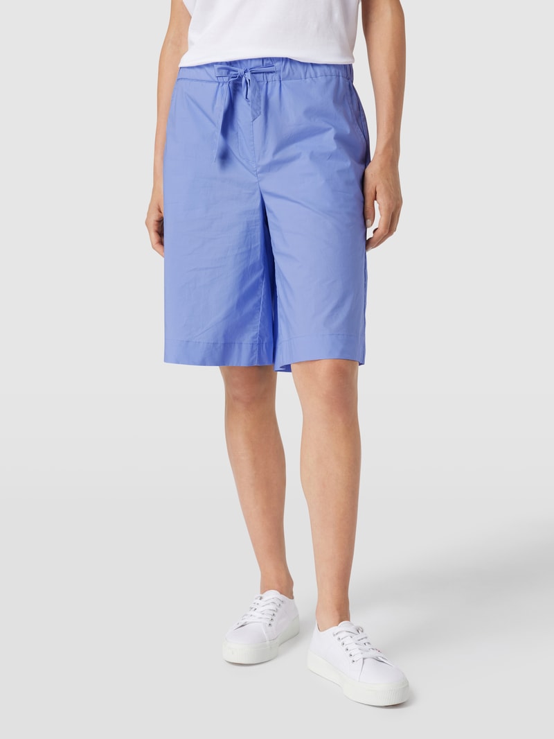 Bermudas mit seitlichen Eingrifftaschen in violett