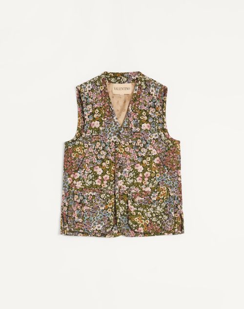 Valentino Gobelin Vest med Jacquard mønster Apres L'Hiver