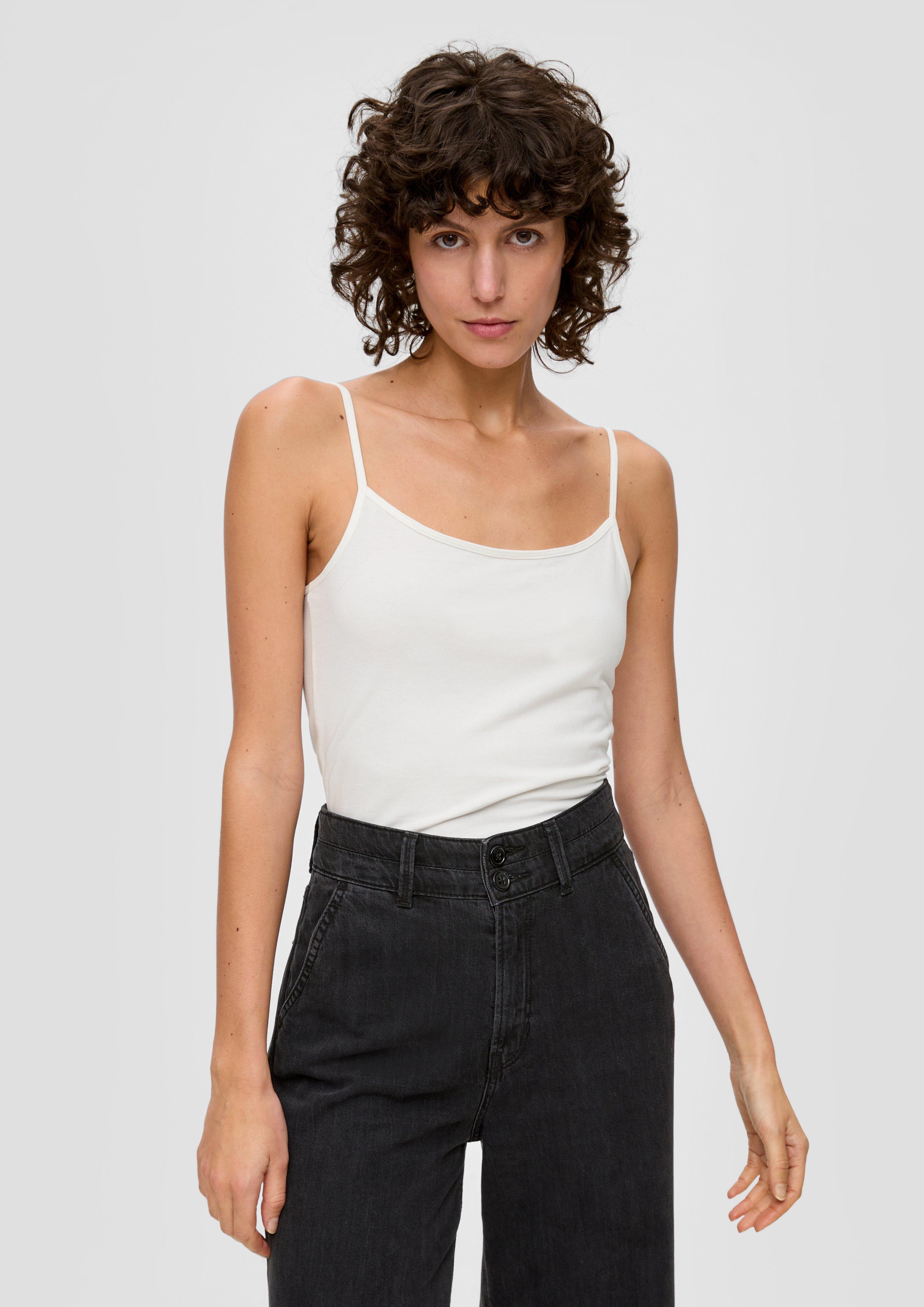 Top aus Baumwollstretch  2146725-0210