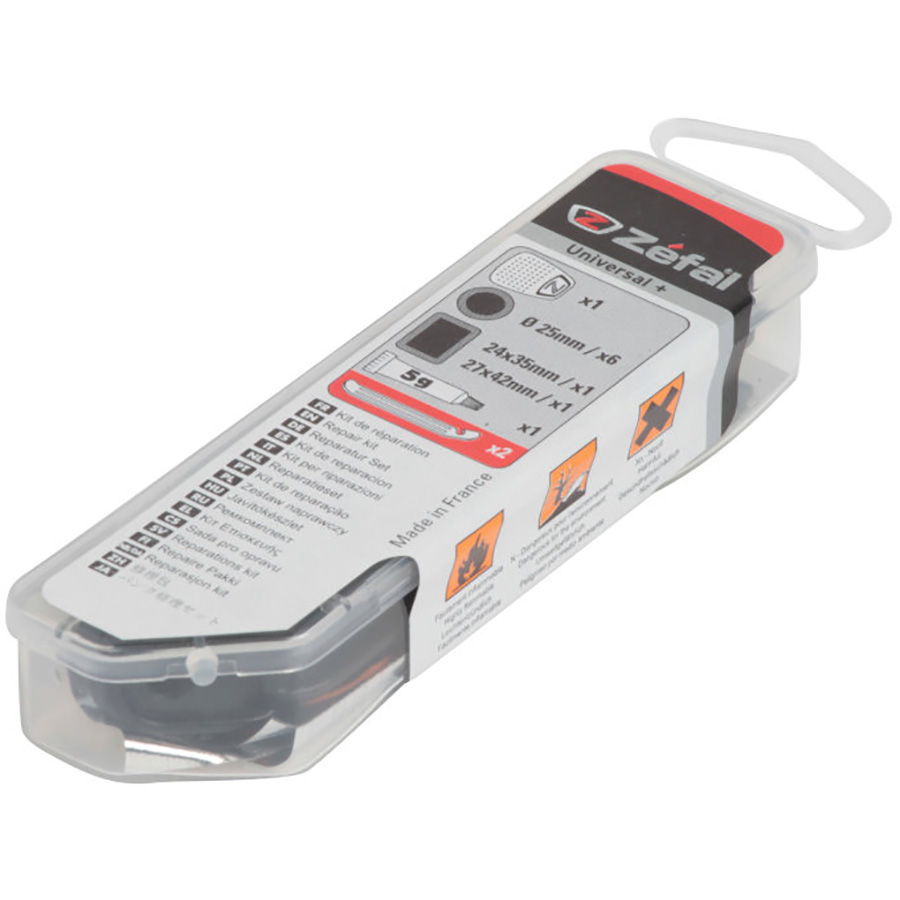 Zéfal Trinkflasche 800 ml inkl. Reifen-Reparaturset universal+, 1 Set - ATU