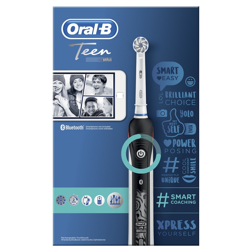 oral-b Oral-B TEEN Black Brosse À Dents Électrique Brosse À Dents Electrique