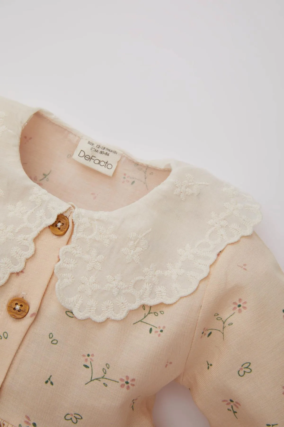 DeFacto  Langärmliges Twillkleid für Baby-Mädchen - C0494a524sp