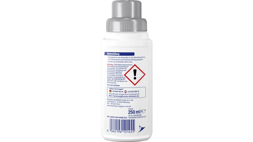 HEITMANN Einwasch Imprägnierer 250 ml