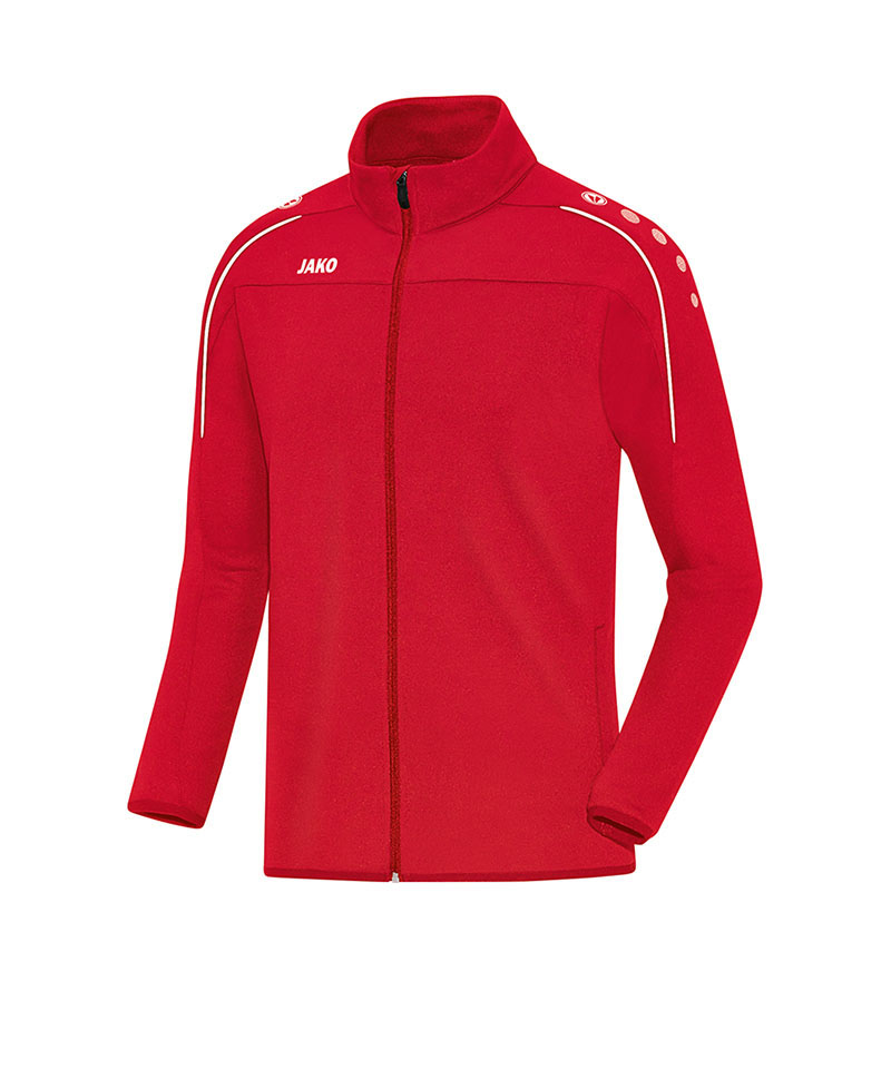 Jako Classico Trainingsjacke Rot Weiss F01