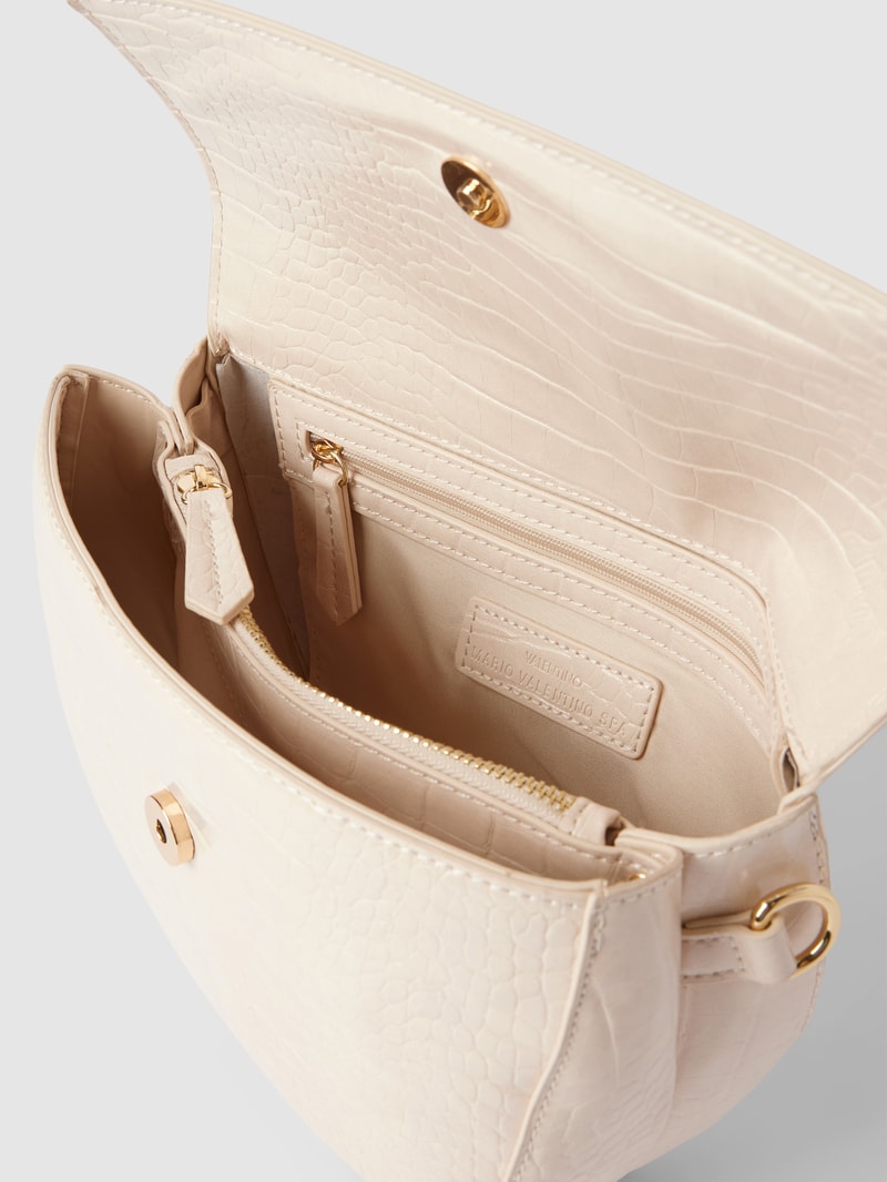 Crossbody Bag mit Label-Detail Modell 'BIGS' in offwhite