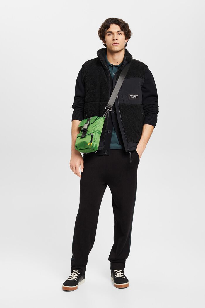 Sherpa-Jacke in abgenähtem Design