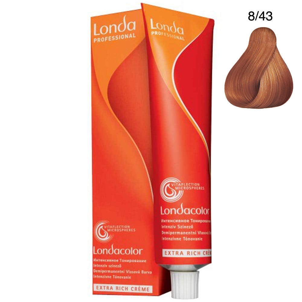 Londa Demi-Permanent Color Creme 8/43 Hellblond Copper-Gold 60 ml