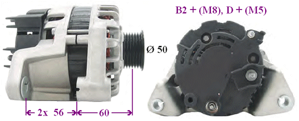 FRIESEN Lichtmaschine Opel 9041250 - ATU