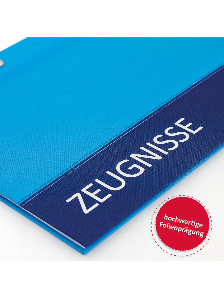 ROTH Zeugnismappe Spectrum mit Buchschrauben blue in Blau günstig kaufen onesize