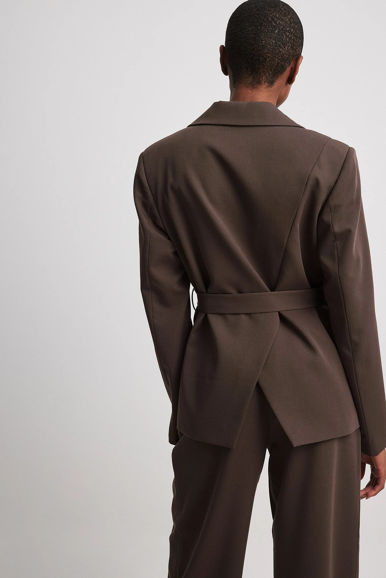 Oversize-Blazer mit Rückendetail