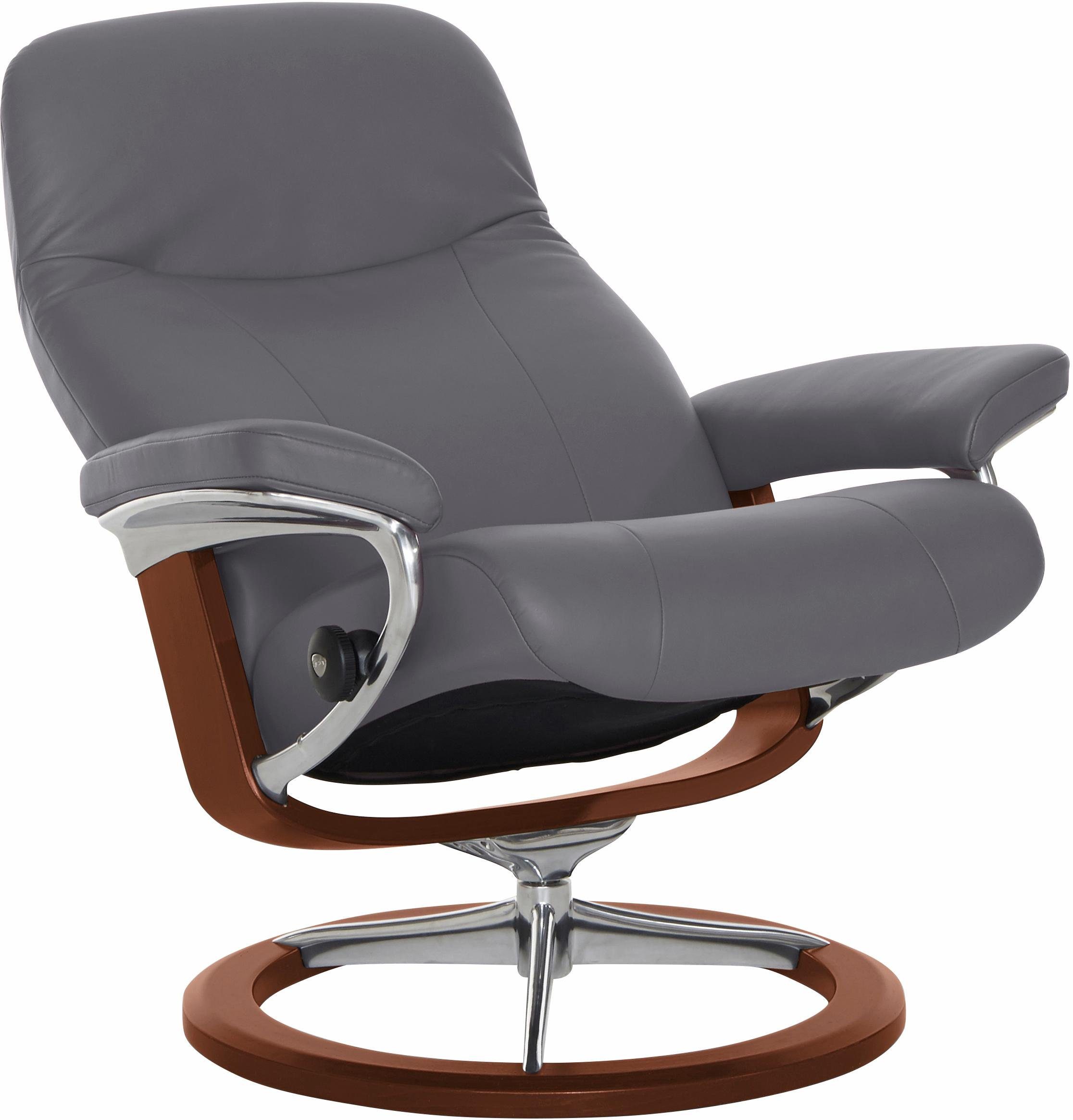 Stressless® Relaxsessel Garda (Set), mit Signature Base, Größe M, Gestell Braun