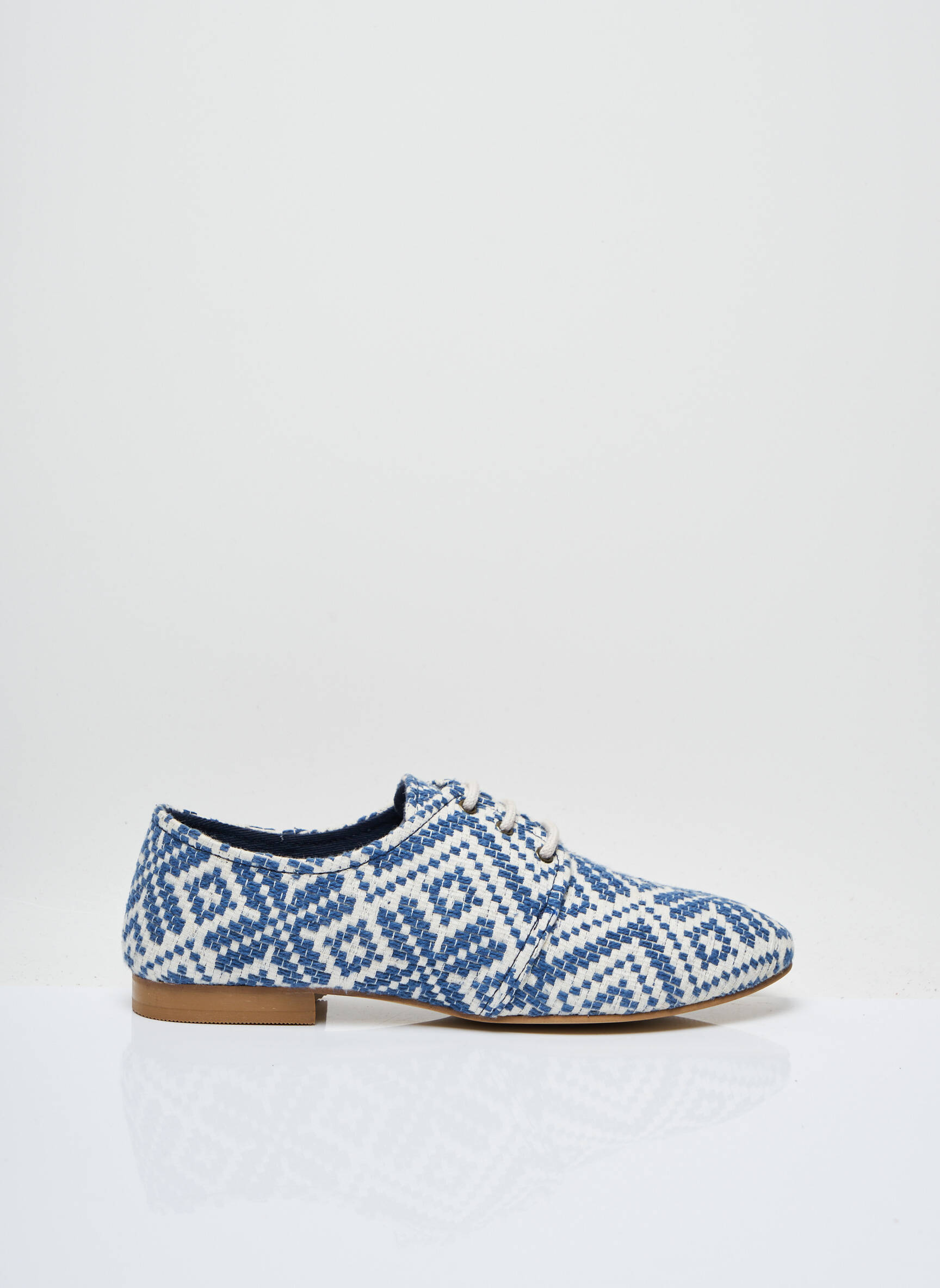 Benetton Derby Femme couleur bleu