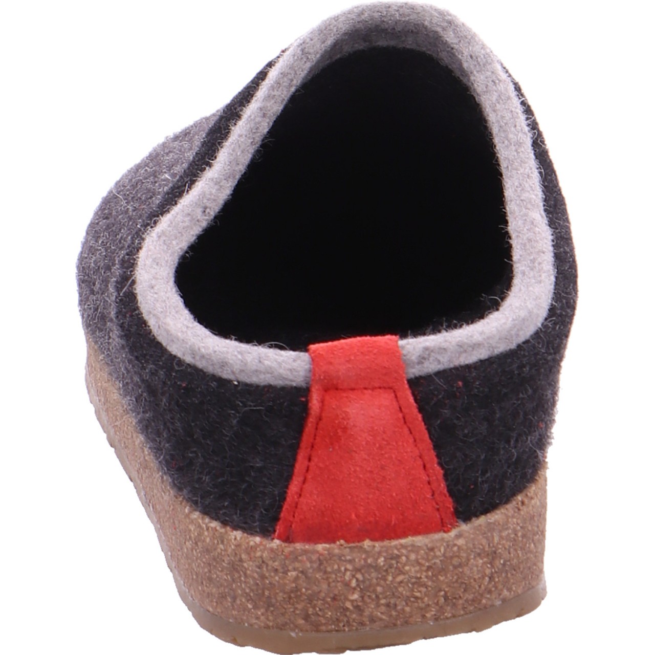 HAFLINGER Hausschuhe grau Grizzly