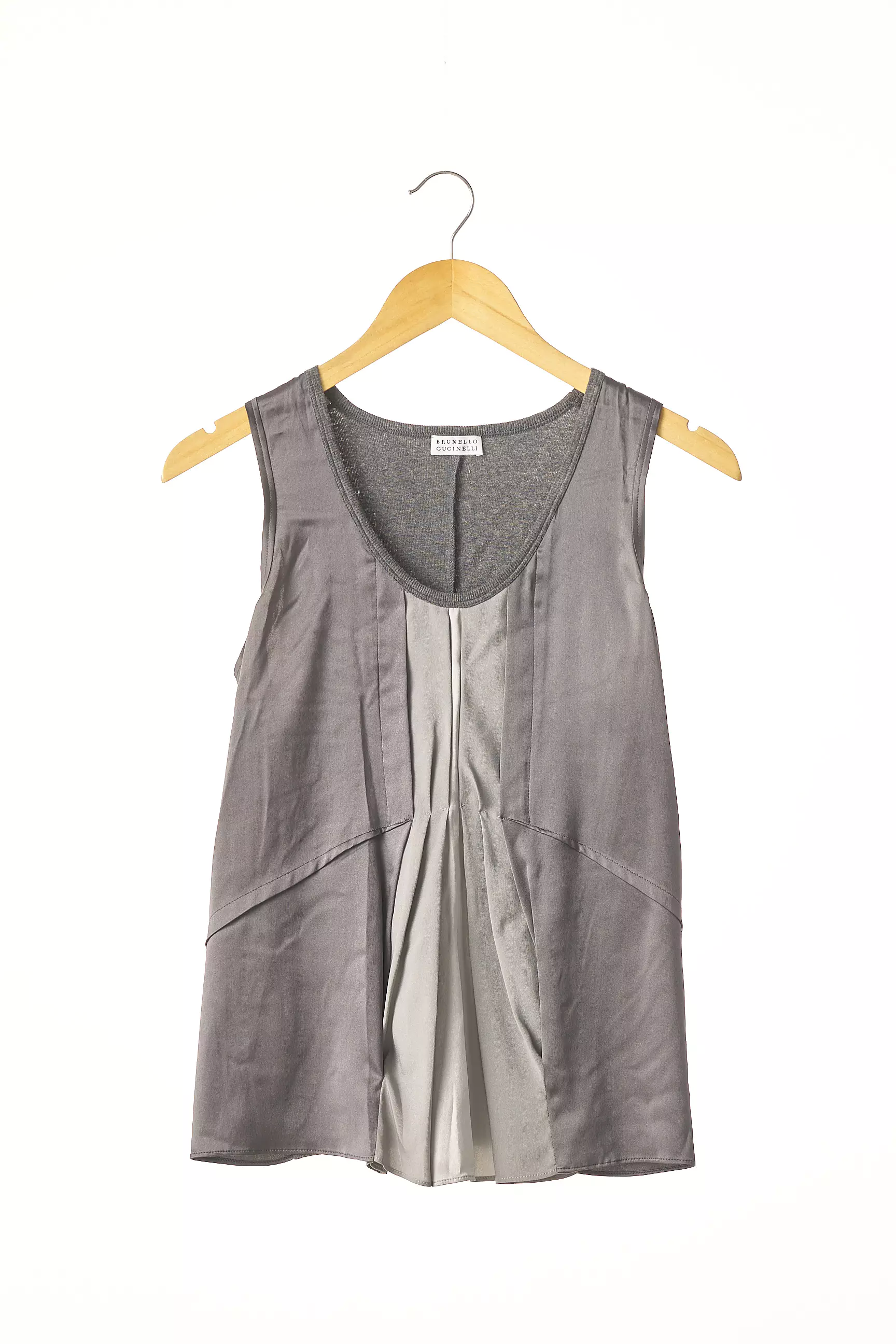 Brunello Cucinelli Tops Femme couleur gris