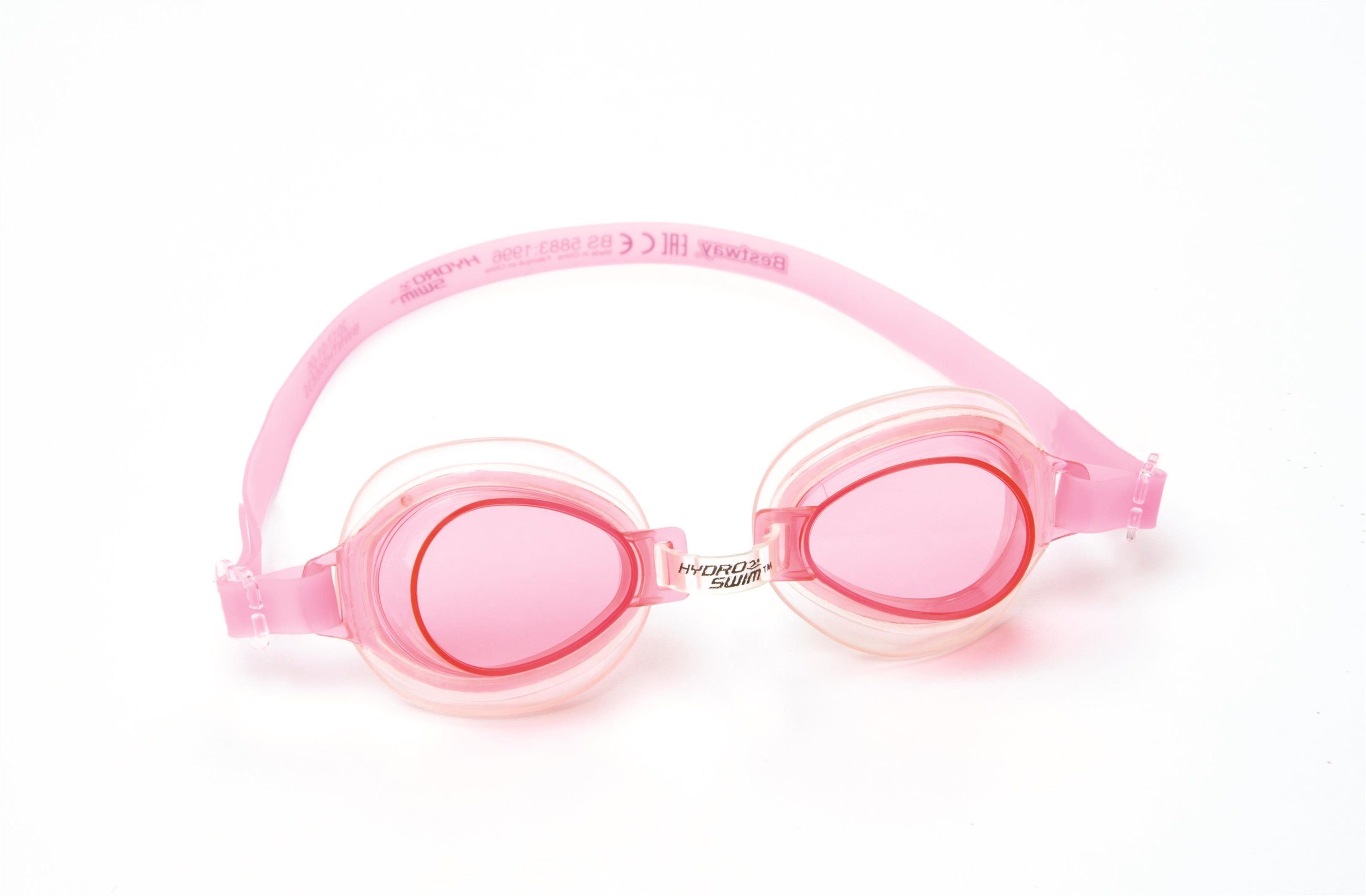 Bestway Schwimmbrille Kinder Taucherbrille - Schwimmbrille, (1-St), Weitsichtgläser mit UV-Schutz • Latexfrei