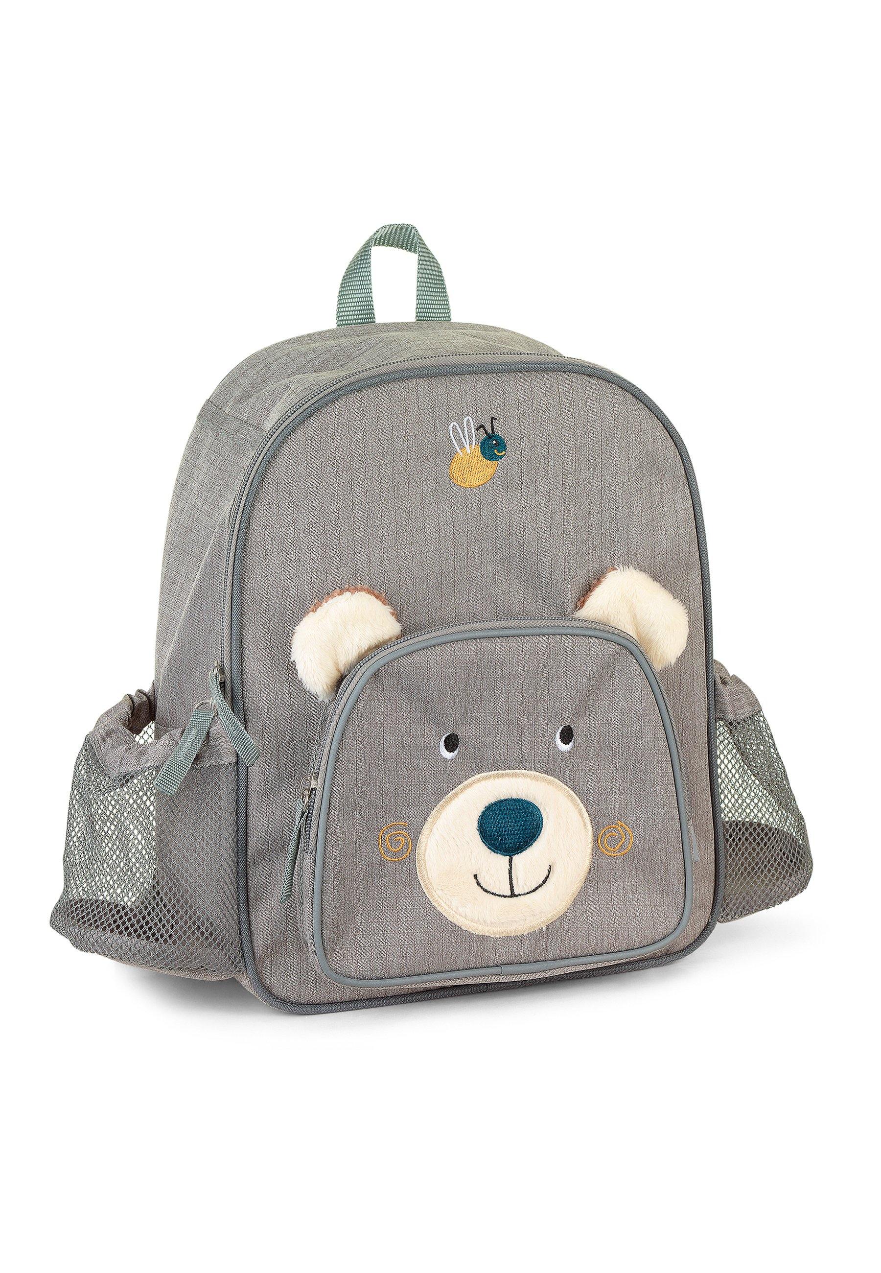 Funktions-Rucksack Bär Ben in Grau mit 3D-Ohren, 5L