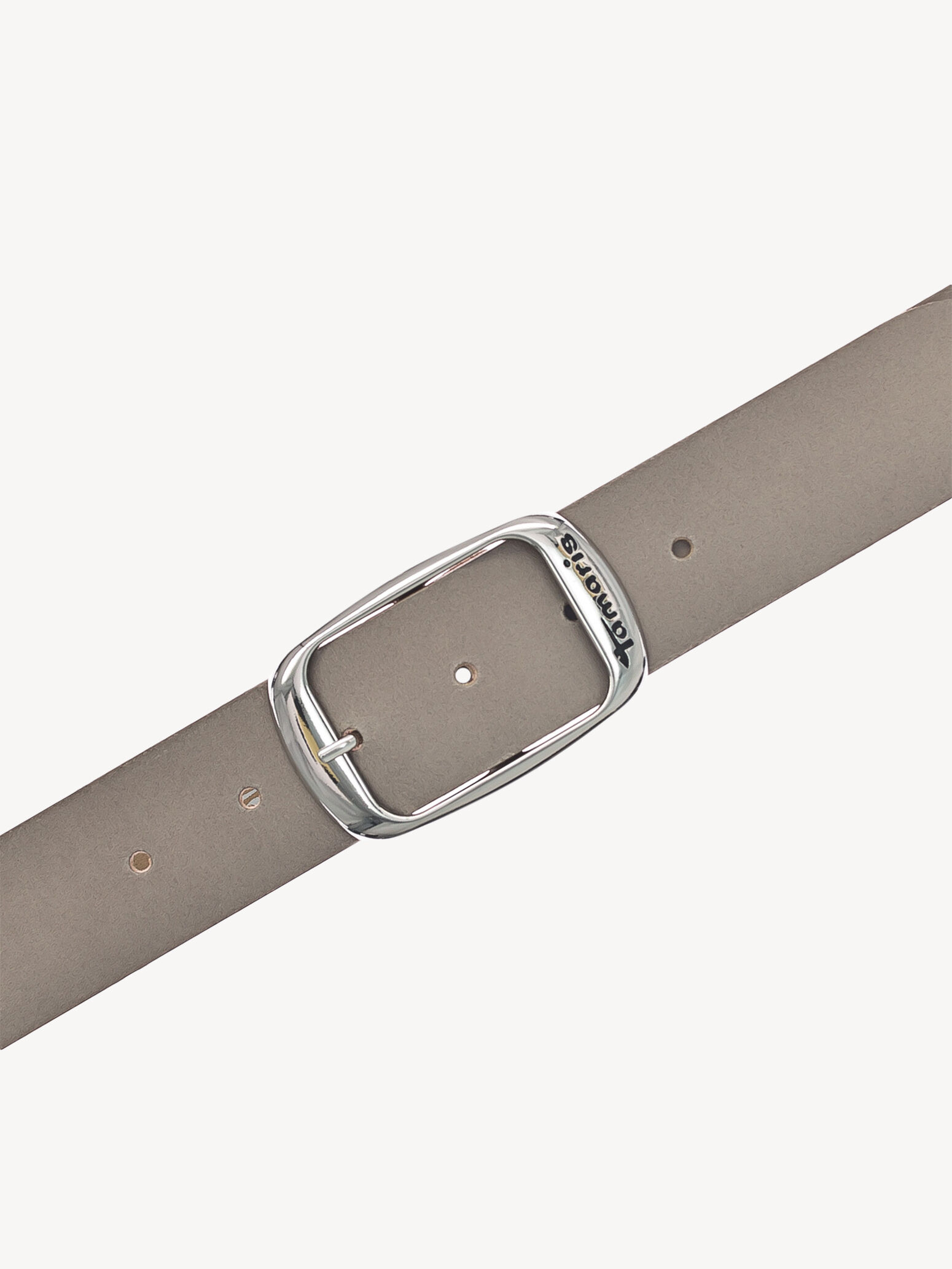 Ceinture en cuir - gris