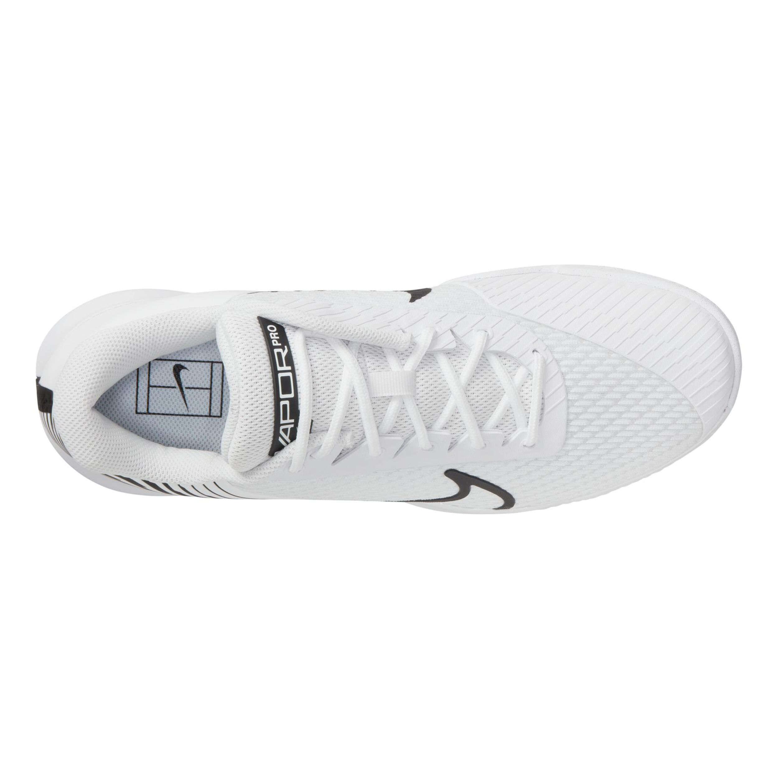 Air Zoom Vapor Pro 2 Allcourtschuh Herren - Weiß, Schwarz