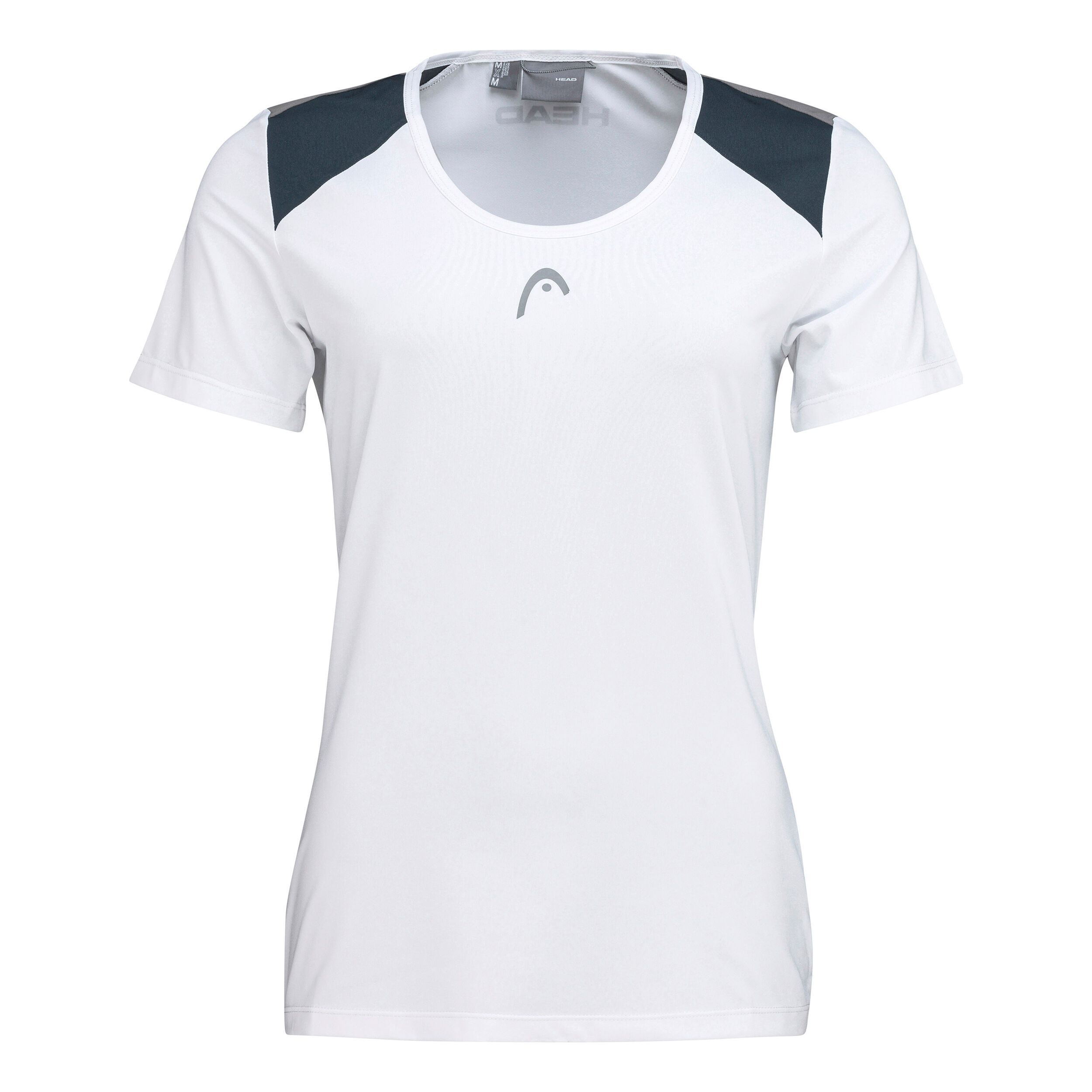 Club 22 Tech T-Shirt Damen - Weiß, Dunkelblau