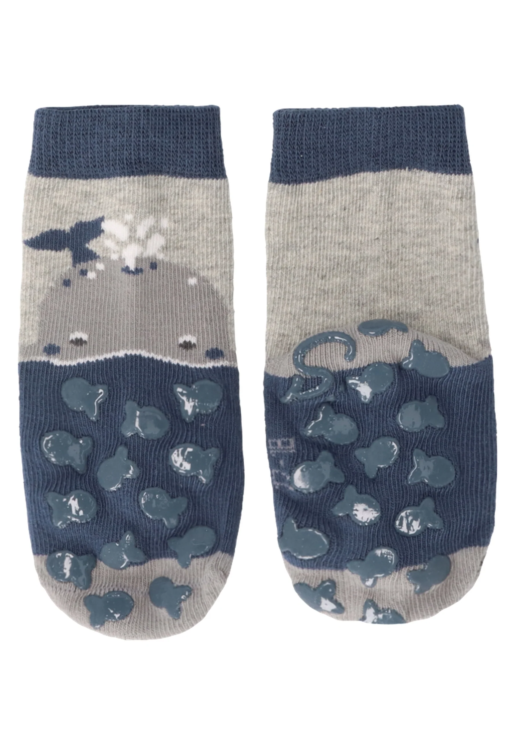 ABS Krabbelsocken im 2er Pack mit Motiv Wal