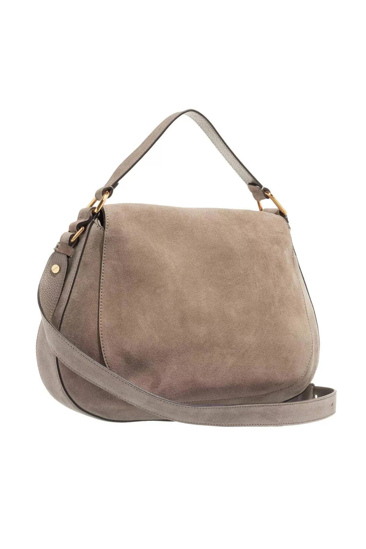 Coccinelle  Sohle Wildleder Warm Taupe