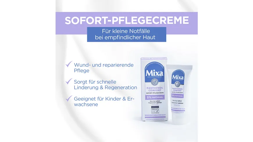 Mixa Panthenol Comfort Sofort-Pflegecreme 50 ml