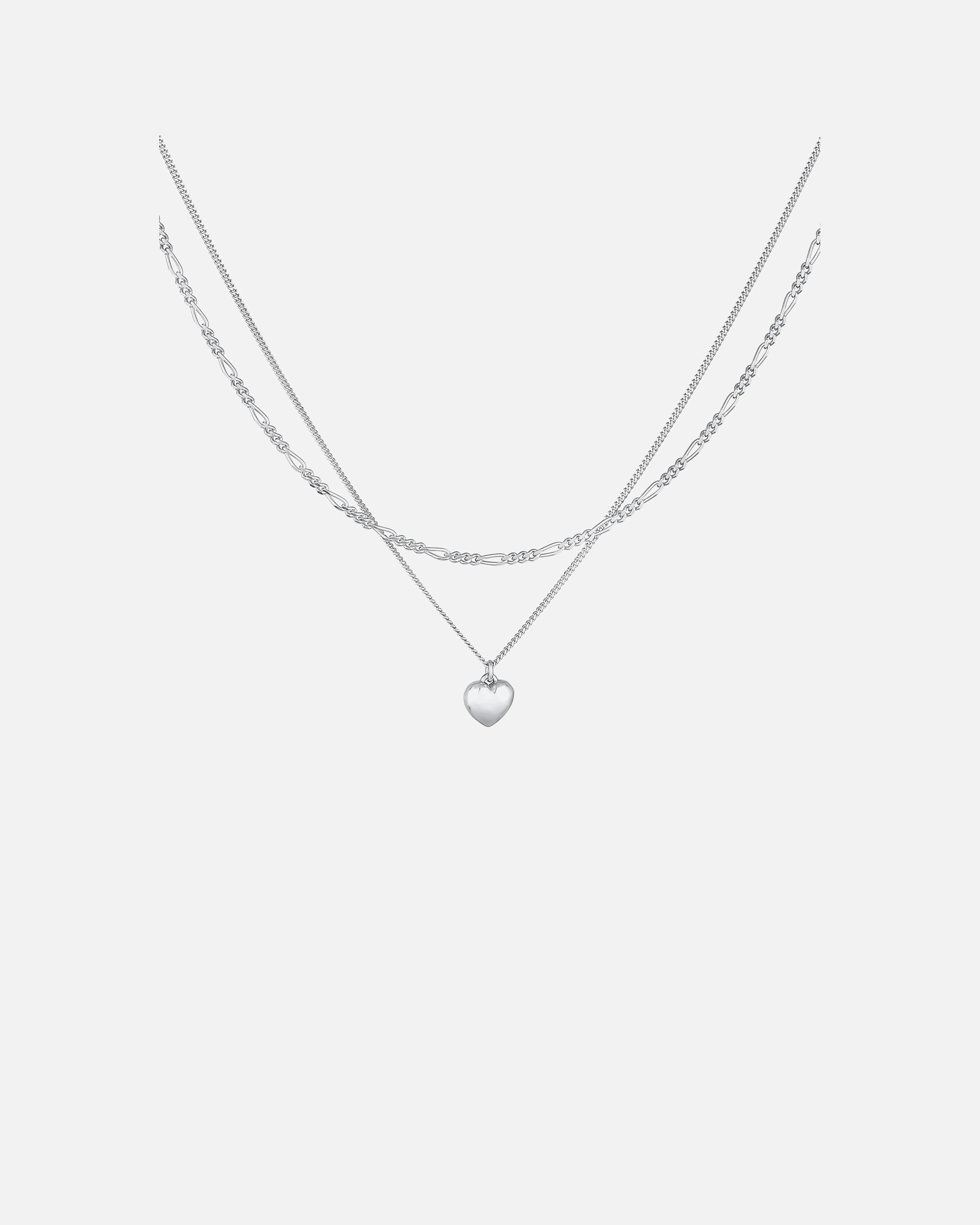 Elli női Figaro szív medál 925 sterling ezüstből