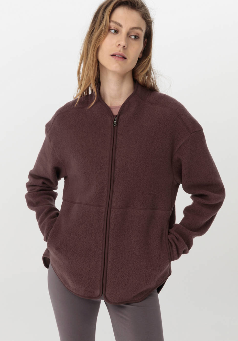 Fleece-Jacke ACTIVE LIGHT aus reiner Bio-Baumwolle