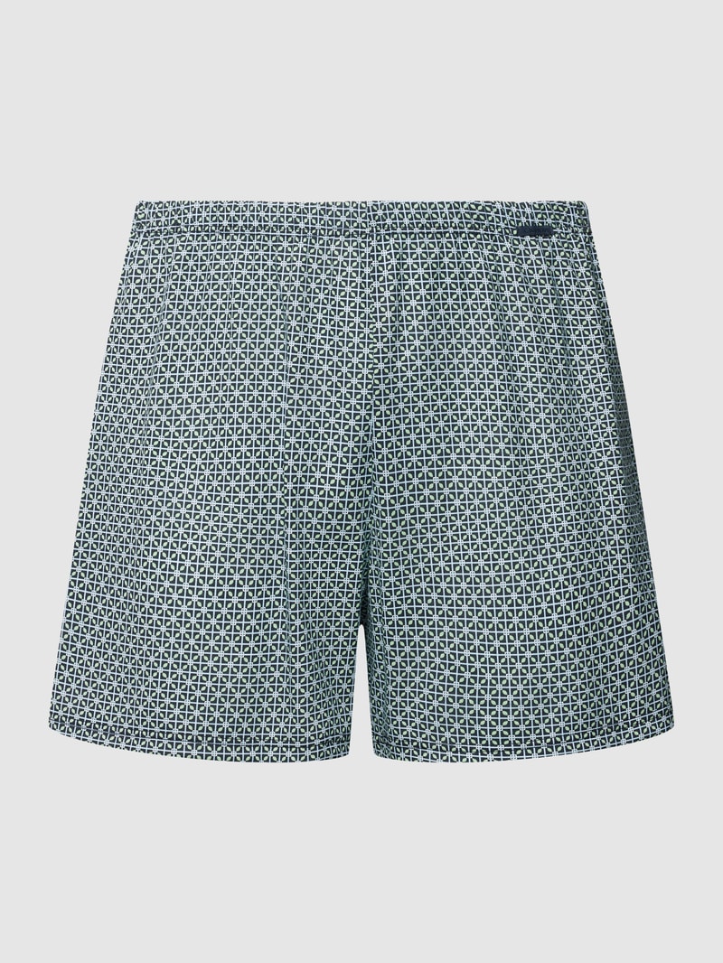 Boxershorts mit Karomuster in dunkelblau
