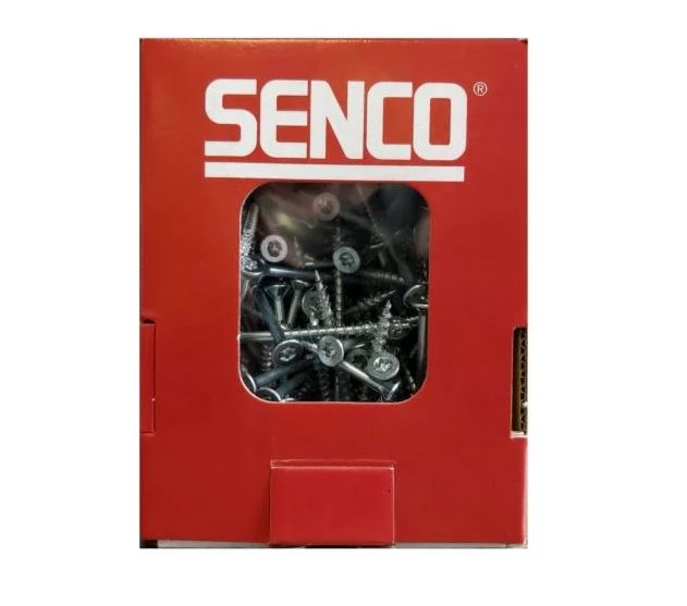 Senco Zubehör HBS-80120-FH40 Holzbauschraube mit großem Kopf, VZ 8,0 x 120, TX40, 50 Stück