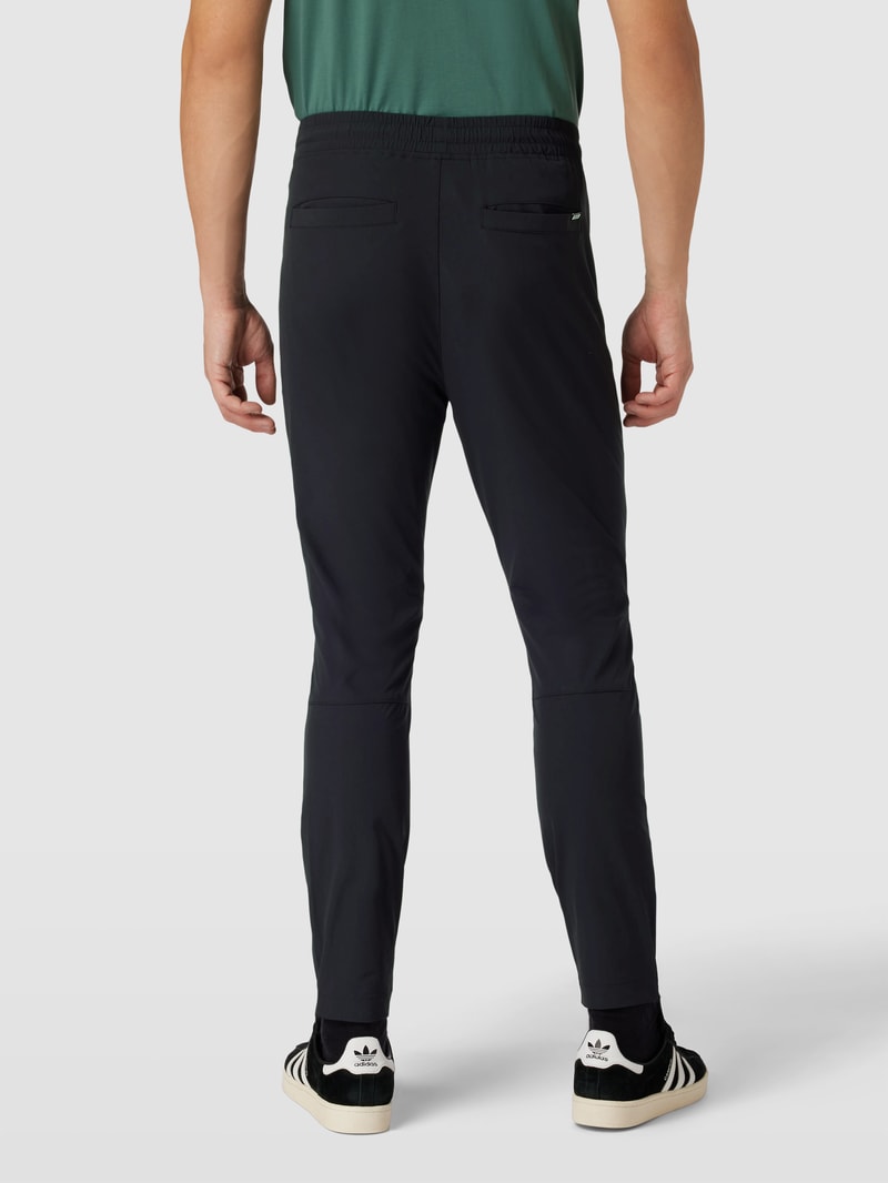 Sweatpants in unifarbenem Design Modell 'Luois' in schwarz