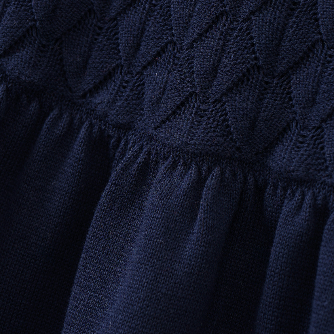 Mädchen Strickkleid mit Struktur