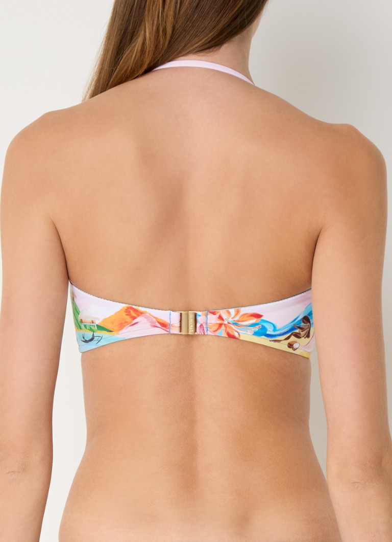 Seafolly South Pacific bikini gornji dio bandeau s odvojivim naramenicama