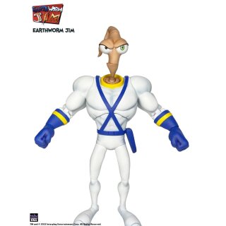 Earthworm Jim Zubehör-Set Wave 1: Worm Body & Jim Heads Accessory Pack