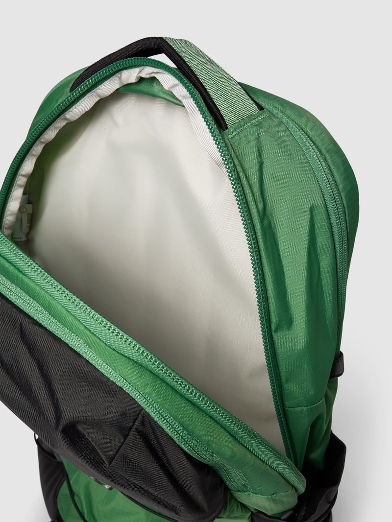 Rucksack mit Label-Print Modell 'BOREALIS' in grün