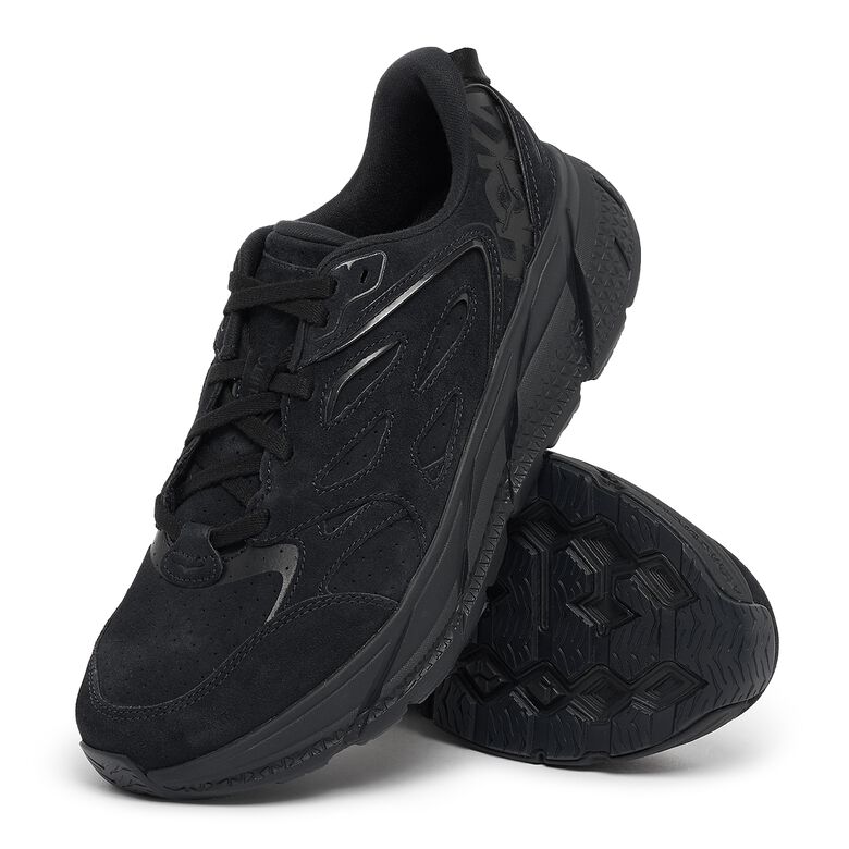 Hoka Clifton L Suede black/black