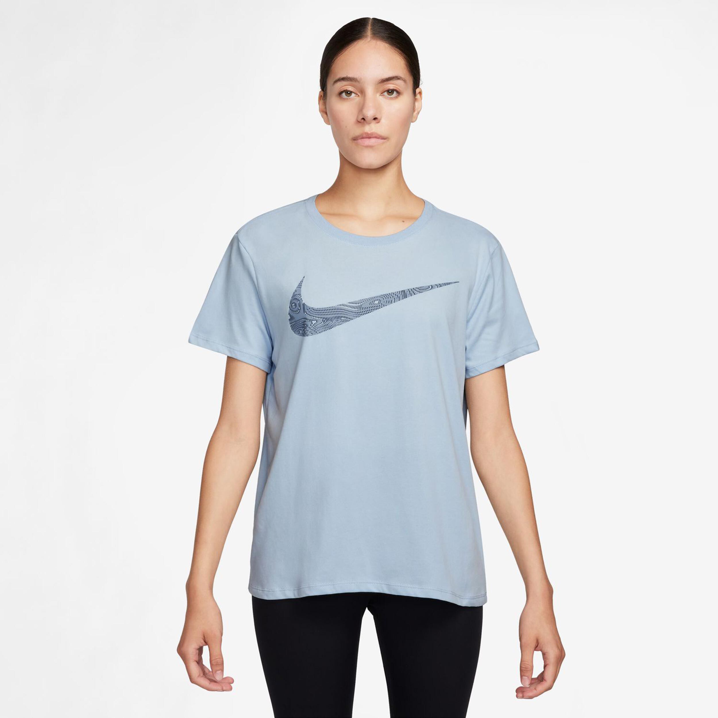 Dri-Fit Slam Short T-Shirt Damen - Blaugrau