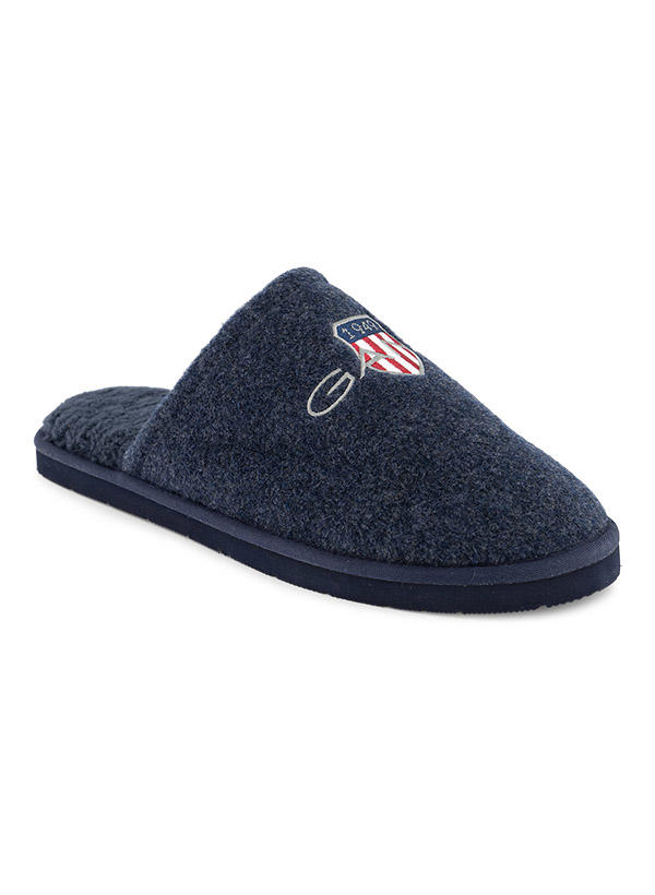 Gant, Pantoffeln, Textil warmgefüttert, marine meliert