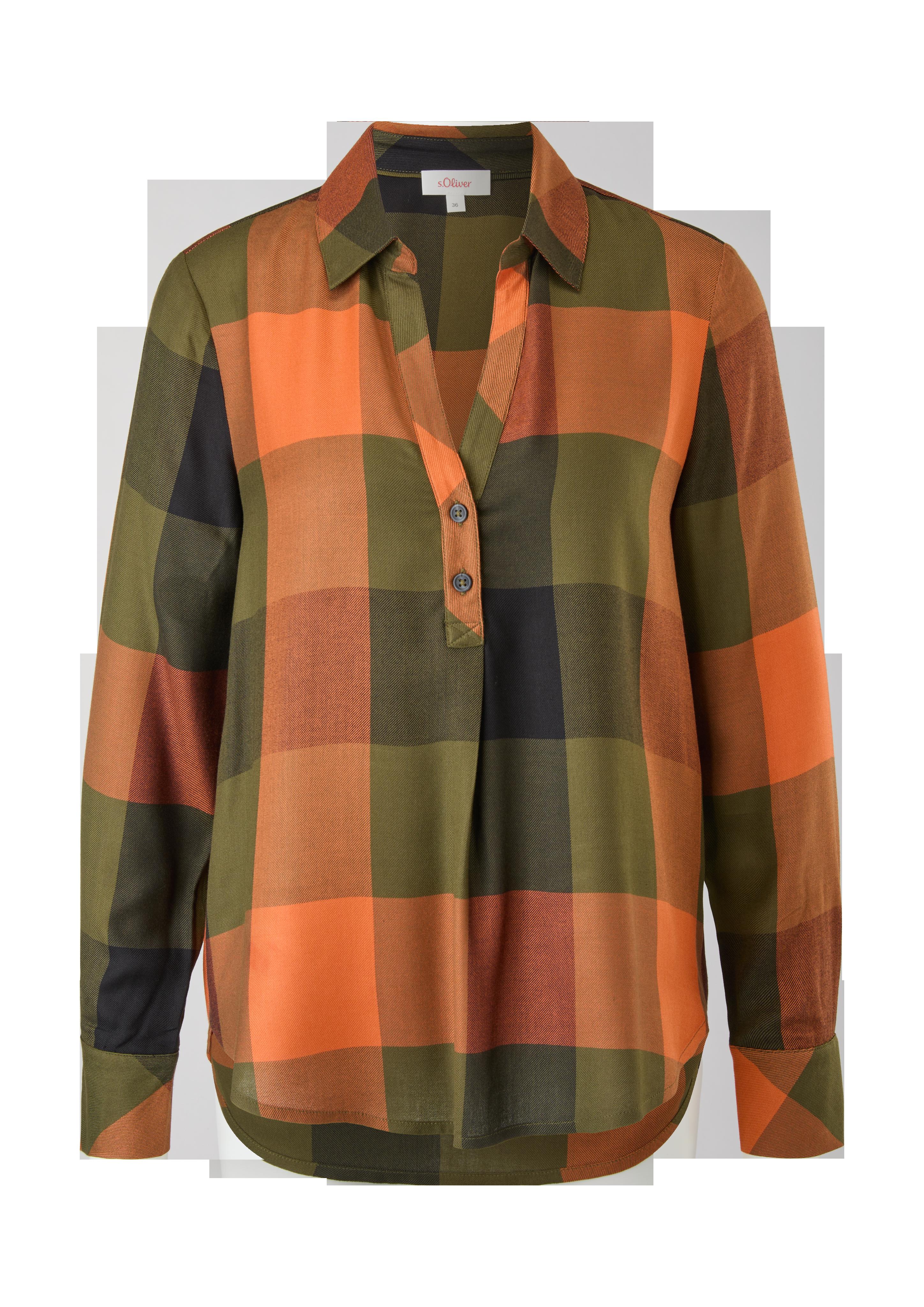 Bluse mit Karomuster  2120721-79N0