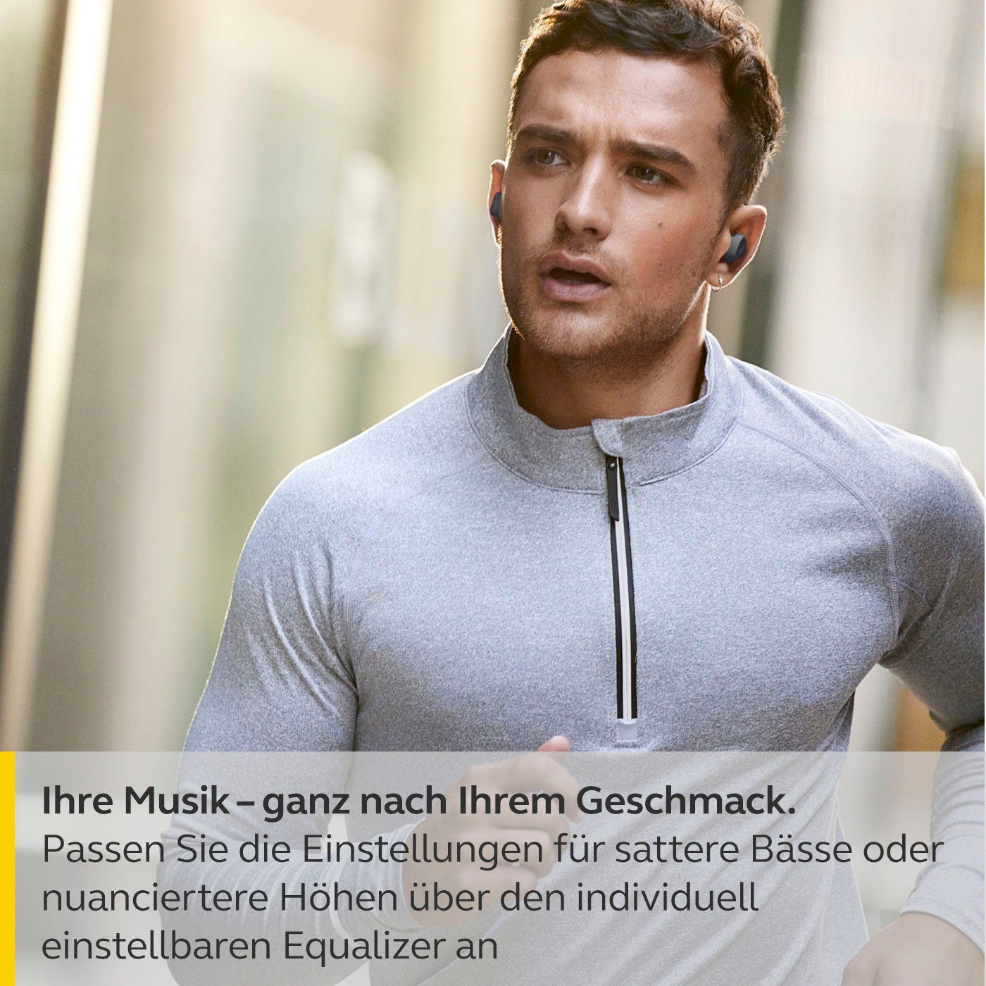 Jabra Elite 4 active Bluetooth-Kopfhörer (Active Noise Cancelling (ANC), Freisprechfunktion, Sprachsteuerung, True Wireless, integrierte Steuerung für Anrufe und Musik, Alexa, Google Assistant, Siri, Bluetooth)