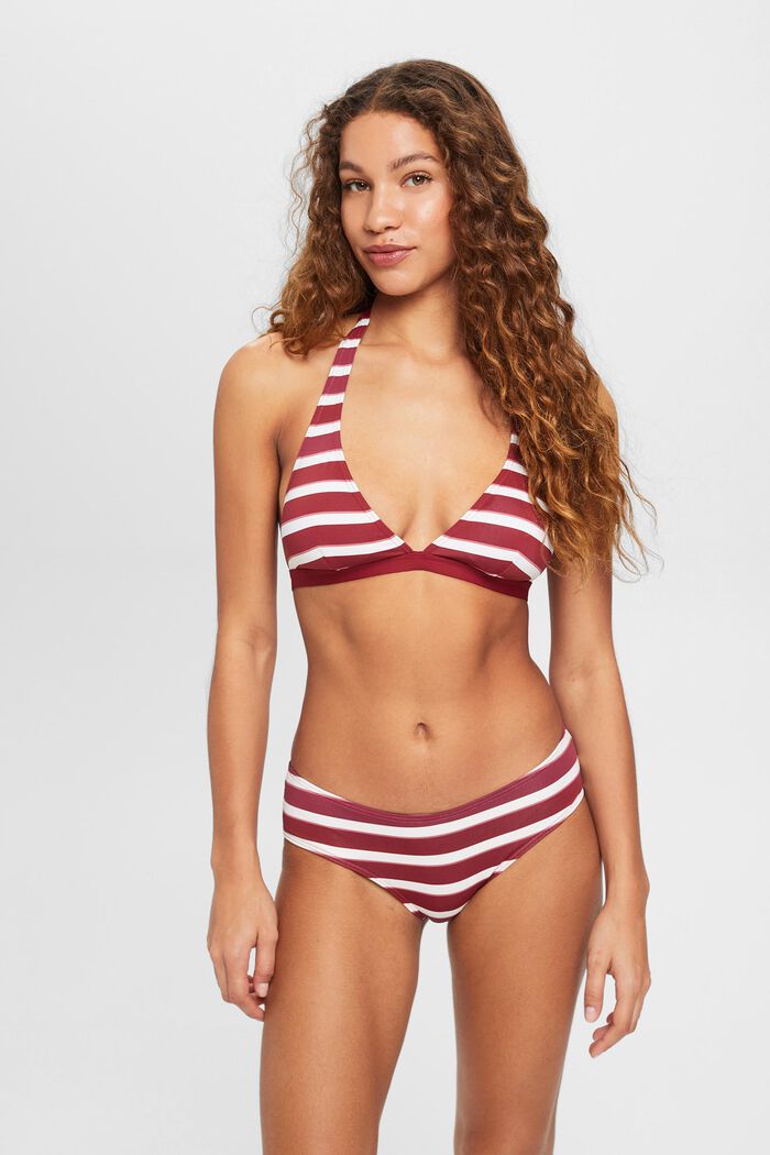 Bikini-Hipster im Streifenlook