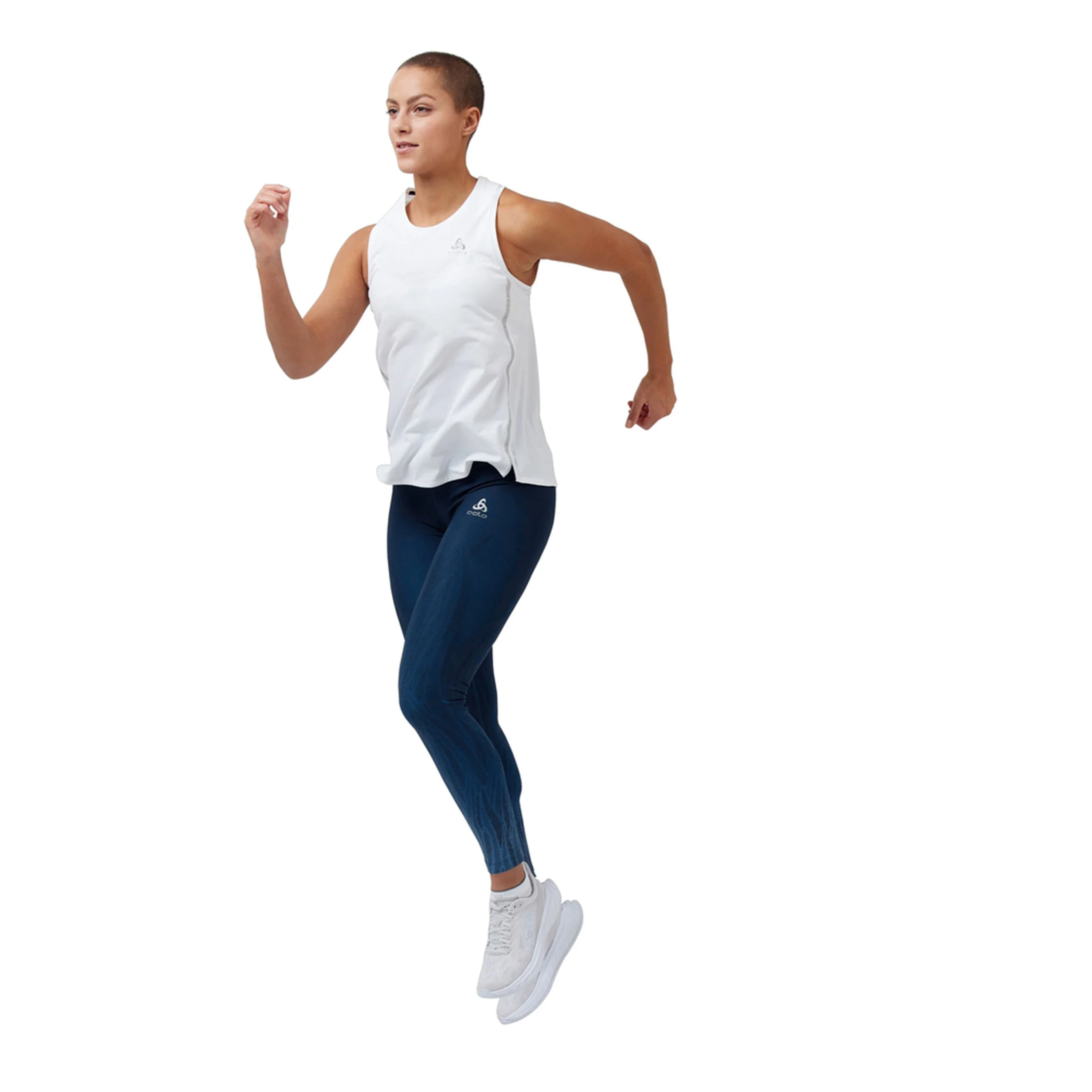 Crew Neck Chill-Tech Tank-Top Damen - Weiß