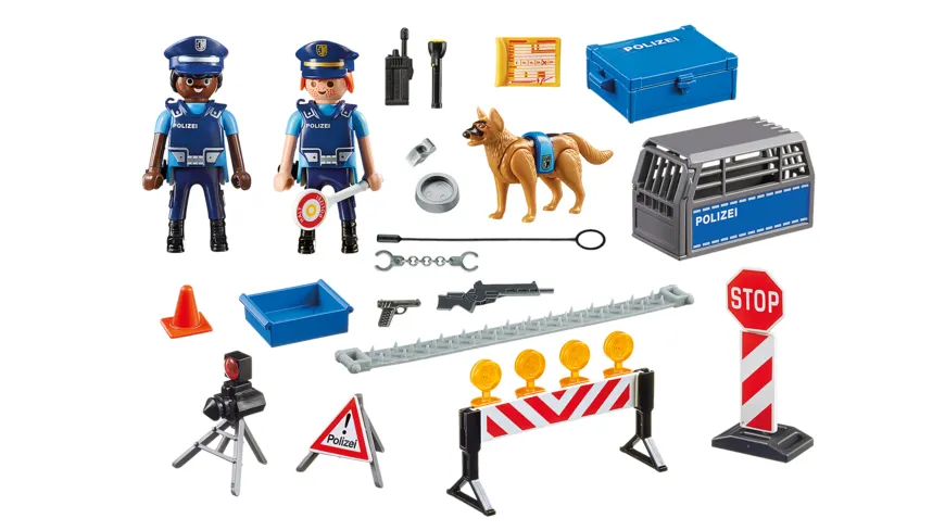 PLAYMOBIL 6878 - City Action - Polizei-Straßensperre