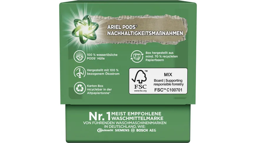 Ariel Color & Regular Waschmittel All-in-1 Pods Limitiertes Testangebot 10WL