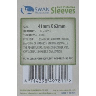 Swan Panasia Kartenhüllen 41mm x 63mm (100)